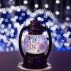 Neon-night Декоративный фонарь с эффектом снегопада и подсветкой Снеговики 501-061