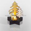 Neon-night Деревянная фигурка с подсветкой Олень в лесу, 9*8*10 см 504-042