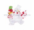 Neon-Night Фигура светодиодная на присоске Снеговик с подарком, RGB 501-022