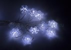 Neon-night Гирлянда светодиодная Снежинки, 2м, 20 диодов 303-010