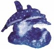 Neon-night Акриловая светодиодная фигура Синие дельфины, 65х48х48 см,136 светодиодов 513-132
