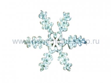 Фотография товара 'Neon-night Фигура световая Снежинка резная, 45х38 см 501-222'