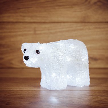 Фотография товара 'Neon-night Акриловая светодиодная фигура "Белый мишка" 513-252'