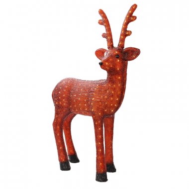 Фотография товара 'Neon-night Акриловая светодиодная фигура олень, 100 см, 380 светодиодов 513-305'