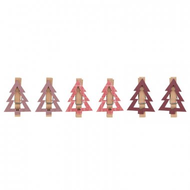 Фотография товара 'Neon-night Деревянные прищепки «Елочки» 14.5x4.5x1.6 cм, 504-032'