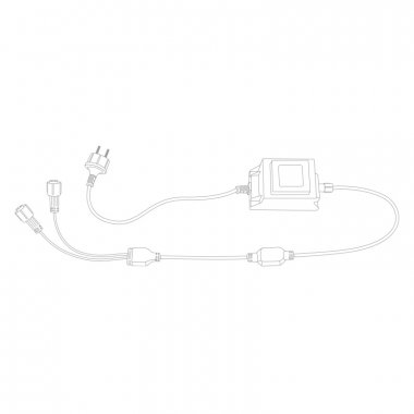 Фотография товара 'Neon-night Трансформатор 230В - 24В, 80 Вт, 2 подключения по 50 м, 531-200'