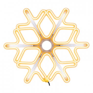 Фотография товара 'Neon-night Фигура «Снежинка» из гибкого неона с эффектом тающих сосулек, 60х60 см, 501-226'