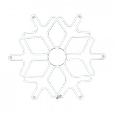 Фотография товара 'Neon-night Фигура «Снежинка» из гибкого неона, 60х60 см, 501-325'