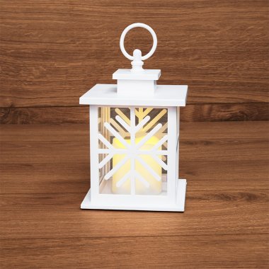 Фотография товара 'Neon-night Декоративный фонарь со свечкой, размер 12х12х18 см 513-043'