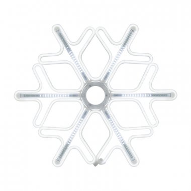 Фотография товара 'Neon-night Фигура «Снежинка» из гибкого неона с эффектом тающих сосулек, 60х60 см, 501-225'