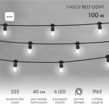 Фотография товара 'Neon-night Готовый набор: Евро Belt Light 2 жилы шаг 40 см 331-345'