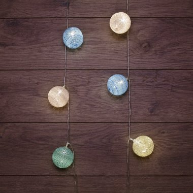 Фотография товара 'Neon-night Тайские фонарики «Пудра» 1,5 м 303-089'