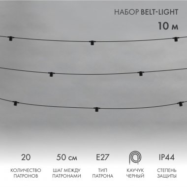 Фотография товара 'Neon-night «Белт-Лайт» 2 жилы 10 м 331-331'