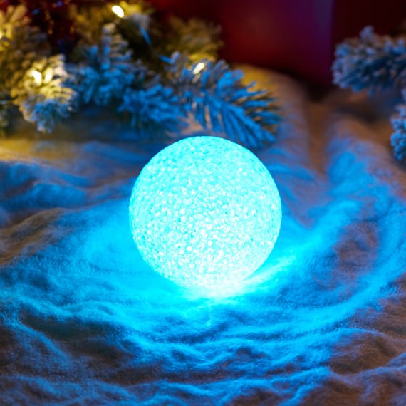 Фотография товара 'Neon-night Фигура светодиодная Снежок RGB, 8 см 513-011'