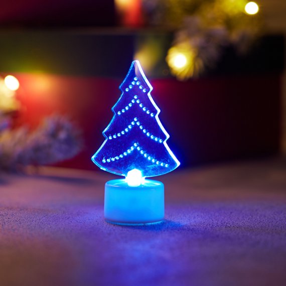 Фотография товара 'Neon-Night Фигура светодиодная на подставке Елочка 2D, RGB 501-045'