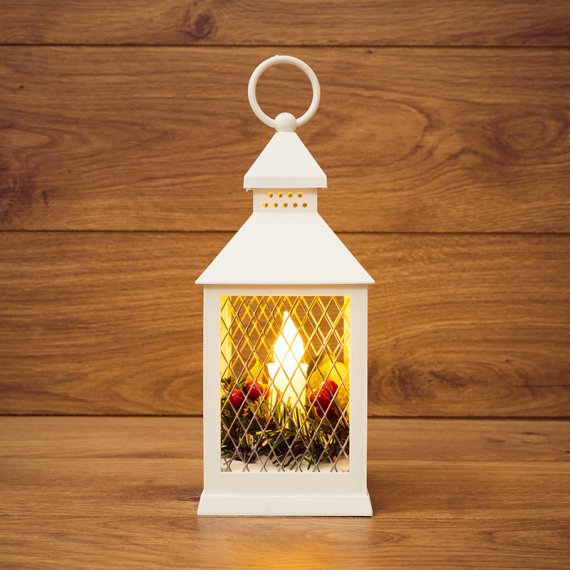 Фотография товара 'Neon-night Декоративный фонарь со свечкой, 10.5х10.5х24 см 513-042'