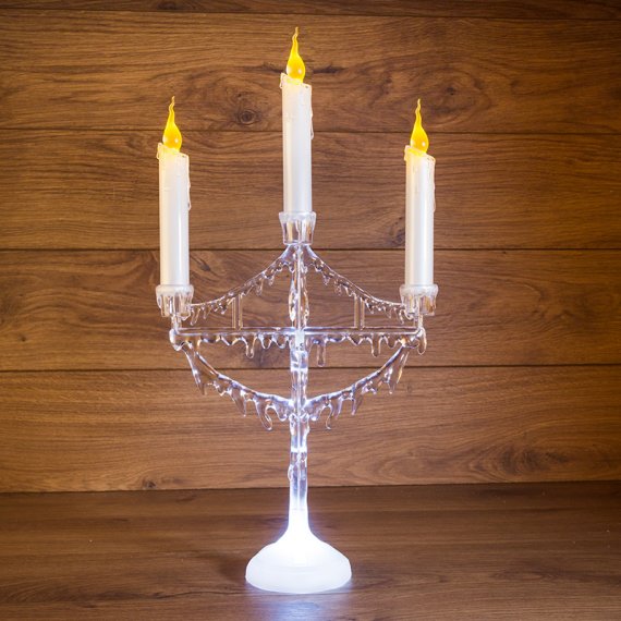 Фотография товара 'Neon-night Фигура на подставке Подсвечник со свечками, 25 см 513-034'