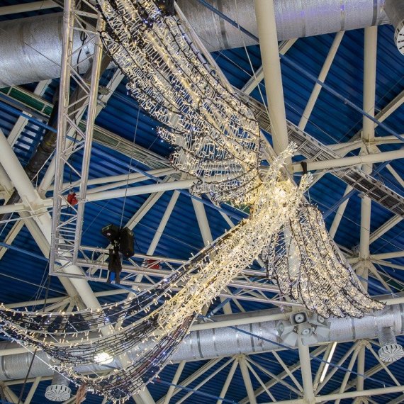 Фотография товара 'Neon-Night S-0001 Световой арт-объект Ангел 600х250 см'