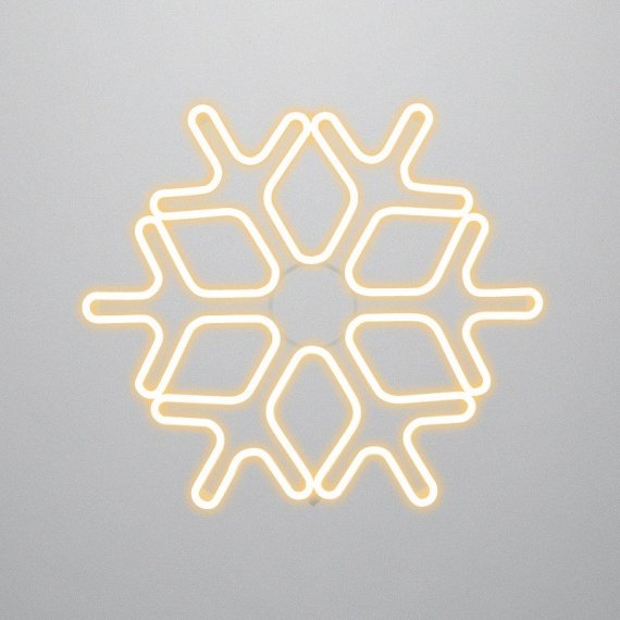 Фотография товара 'Neon-Night 501-326 Фигура Снежинка из гибкого неона, 60х60 см'