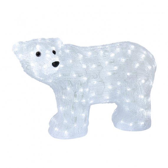 Фотография товара 'Neon-night Акриловая светодиодная фигура Мишка с ленточкой, 60 см, 200 светодиодов 513-267'