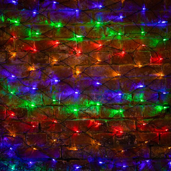 Фотография товара 'Neon-night Гирлянда-сеть светодиодная 2х1,5 м, свечение с динамикой 215-029'