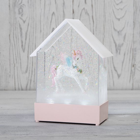 Фотография товара 'Neon-night Декоративный светильник «Единорог» с конфетти и мелодией, USB, 501-186'
