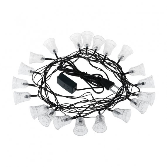 Фотография товара 'Neon-night Гирлянда светодиодная Колокольчики 20 LED RGB 2,8 м, с контроллером 303-062'