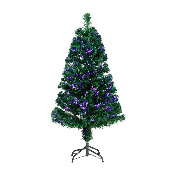 Фотография товара 'Neon-night Новогодняя Ель фибро-оптика 120 см, 125 веток, без декоративных украшений 533-201'