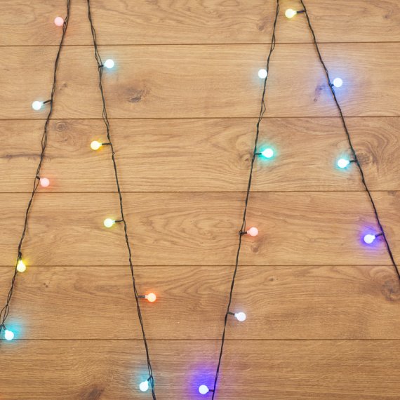 Фотография товара 'Neon-night Гирлянда LED-шарики, RGB 18 мм, 5 м 303-549'