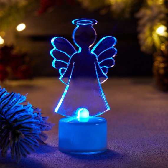 Фотография товара 'Neon-Night Фигура светодиодная на подставке Ангел 2D, RGB 501-044'