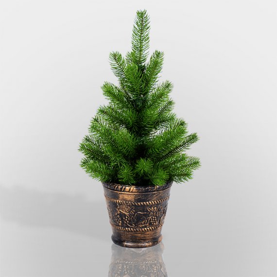 Фотография товара 'Neon-night Елочка 45см в пластиковом горшке, Литая 533-334'