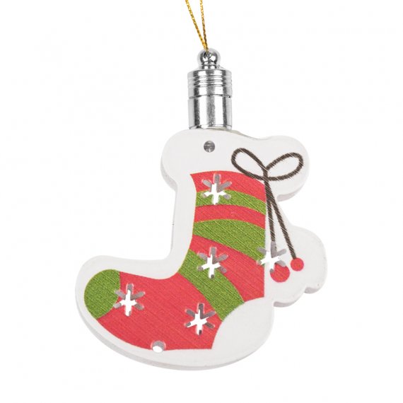 Фотография товара 'Neon-night Фигурка подвесная Новогодний носок RGB, 8*6 см 501-099'