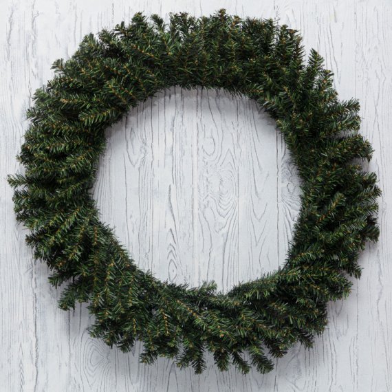 Фотография товара 'Neon-night Еловый венок &#216; 90 см, ПВХ, 307-145'