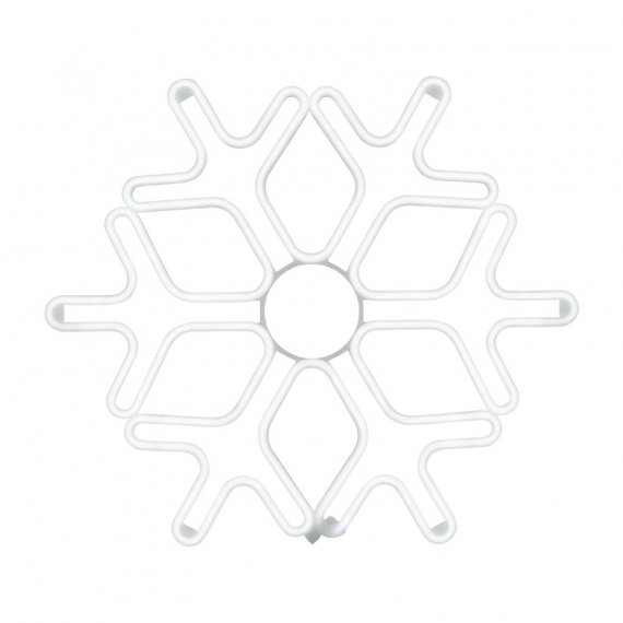 Фотография товара 'Neon-night Фигура «Снежинка» из гибкого неона, 60х60 см, 501-325'