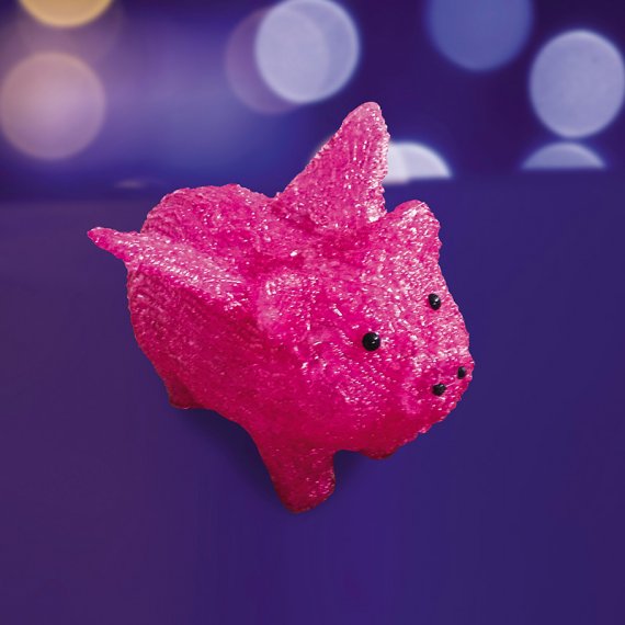 Фотография товара 'Neon-night Акриловая светодиодная фигура Поросенок, 34х16х24 см, 112 светодиодов 513-342'