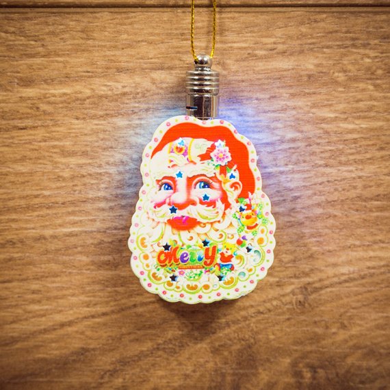 Фотография товара 'Neon-night Фигурка подвесная Санта Клаус RGB, 8*6 см 501-100'