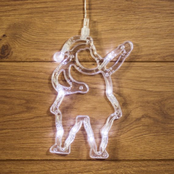 Фотография товара 'Neon-night Фигура светодиодная Санта Клаус на присоске с подвесом 501-018'