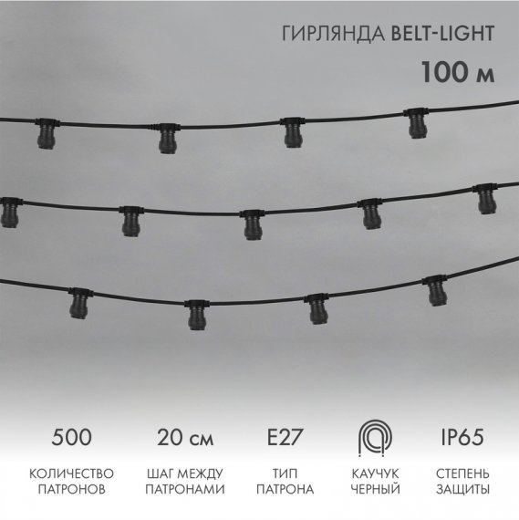 Фотография товара 'Neon-night Гирлянда Belt Light 2W шаг 20 влагостойкая 331-211'