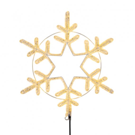 Фотография товара 'Neon-night Фигура Снежинка, 55х55 см 501-324'