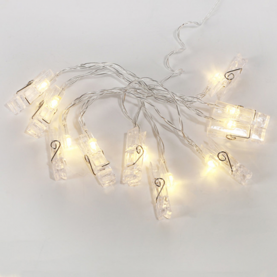 Фотография товара 'Neon-night Гирлянда светодиодная «Прищепки» 1,5 м 304-005'