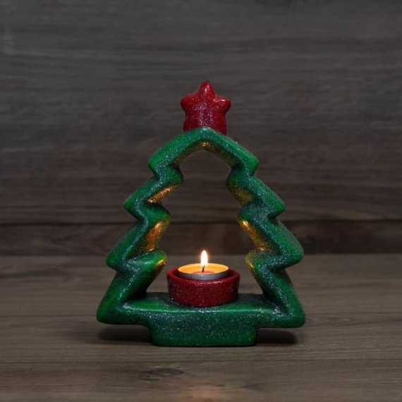 Фотография товара 'Neon-night Керамический подсвечник «Елочка» 501-072'