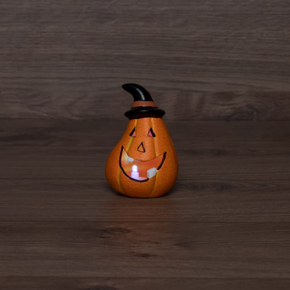 Фотография товара 'Neon-night Керамическая фигурка «Тыква в шляпе» 505-018'