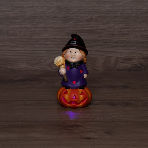 Фотография товара 'Neon-night Керамическая фигурка «Ведьма на тыкве» 505-020'