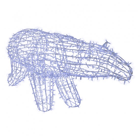 Фотография товара 'Neon-night Фигура объемная «Полярный медведь» 210х10 см, 1500 LED, IP65, 501-231'