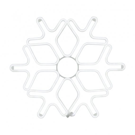 Фотография товара 'Neon-Night 501-343 Фигура Снежинка из гибкого неона, 60х60 см'