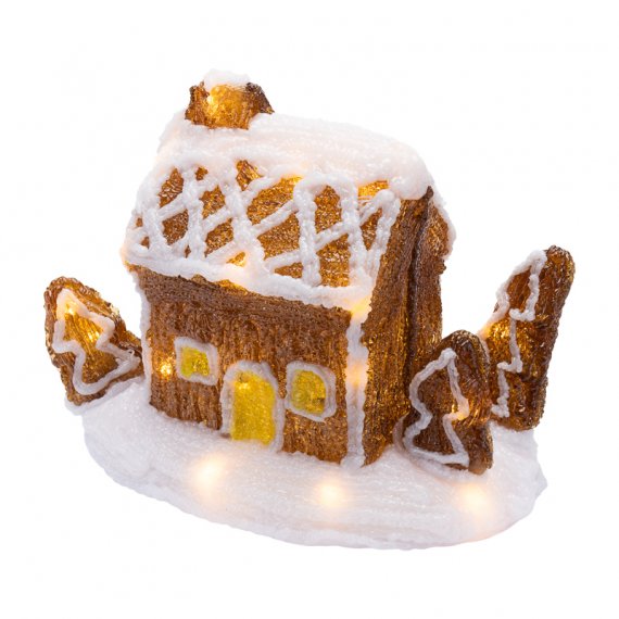 Фотография товара 'Neon-night Акриловая светодиодная фигура «Пряничный домик» высотой 20 см, 513-324'