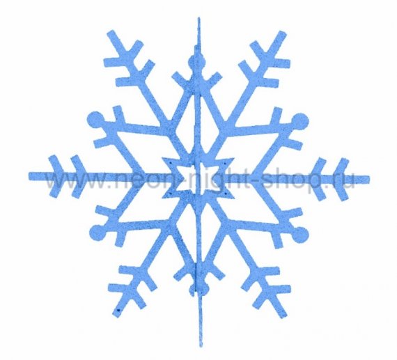 Фотография товара 'Neon-night Елочная фигура Снежинка резная 3D, 31 см 502-343'