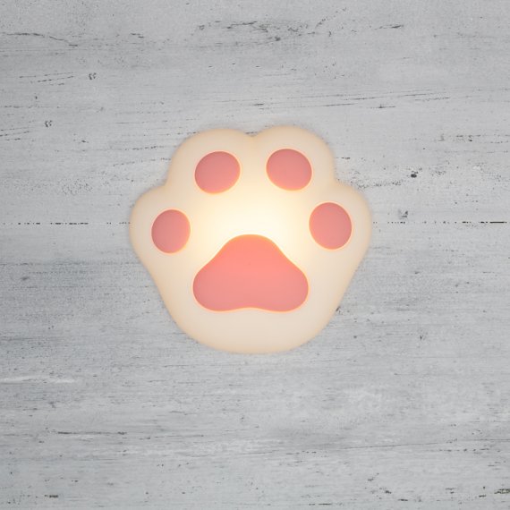 Фотография товара 'Neon-night Силиконовый ночник «Кошачья лапа», 503-005'