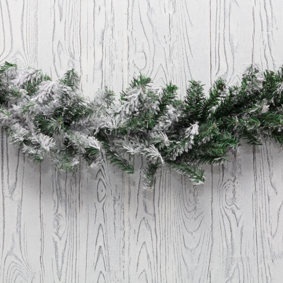 Фотография товара 'Neon-night Заснеженный еловый шлейф 2.7 м, &#216; 26 см, ПВХ, 307-122'