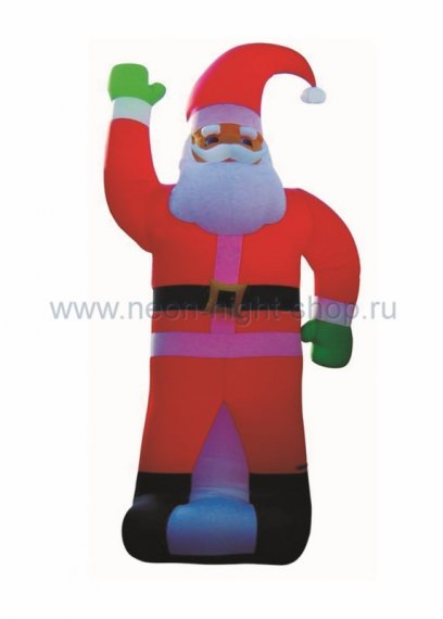 Фотография товара 'Neon-night 3D фигура надувная Дед Мороз, 6 м, компрессор 160 Вт с адаптером 12В  511-151'
